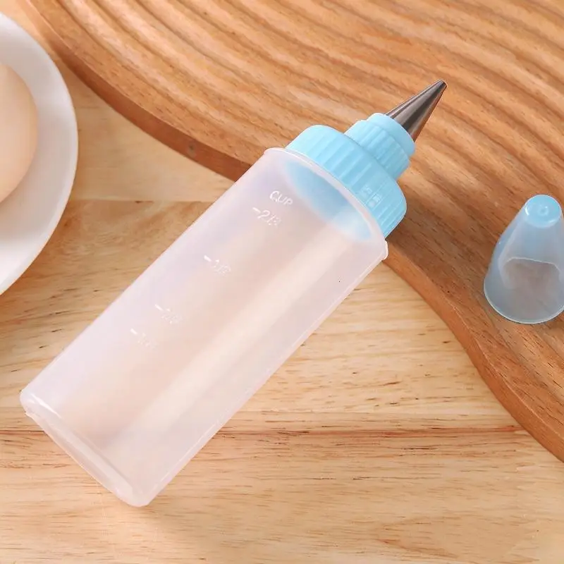 Pancake Batter Dispenser Squeeze Bottle with Precision Tip for Waffle Donut Crease Pancake Breakfast Lunch Kitchen Cooking