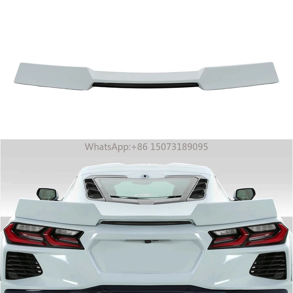 

For 2020-2024 Corvette C8 Stingray Fiberglass Rear Spoiler