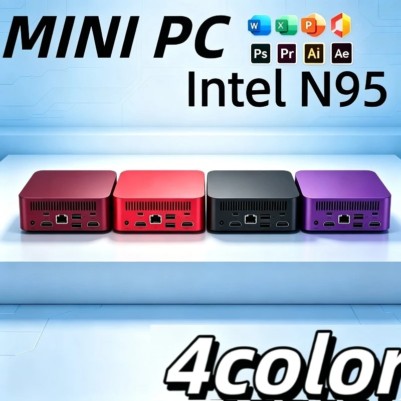 2026 High Performance New MINI PC Core N95 16GB RAM 1TB 2TB SSD WIFI 6 BT5.2 4K HD Mini Gaming Office Study Pc
