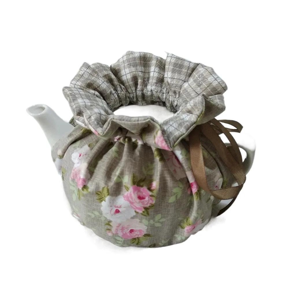Insulation Tea Cosy Fabric Keep Warm Teapot Dust Cover Breakfast Warmer Table Decorative Accessories Teapot Cover Home Kitchen