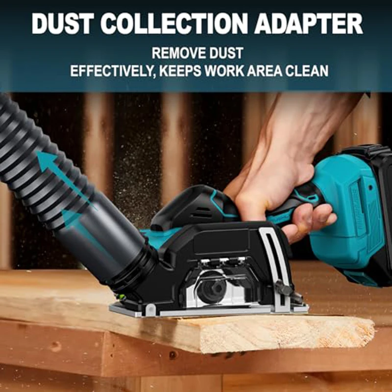 Makita for 18V Battery Cordless Electric Angle Grinder 19500RPM 3 Inch Cut Off Tool Tile Cutter for Wood Tile Plastic