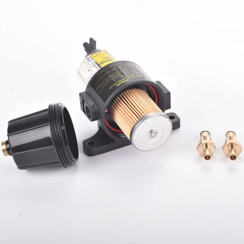 Yacht Engine UF-10K Fuel Filter Assembly-Transparent Bowl For All Outboard Engine Fuel Tanks