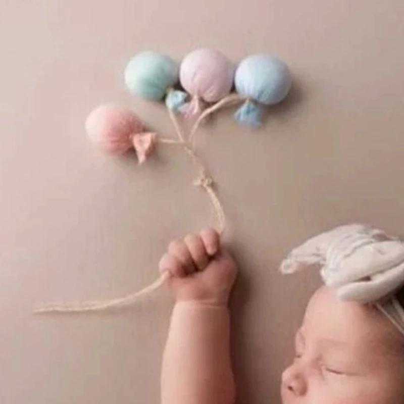 Adereços para fotografia infantil, adereços para pose balão, acessórios para fotos recém-nascidos