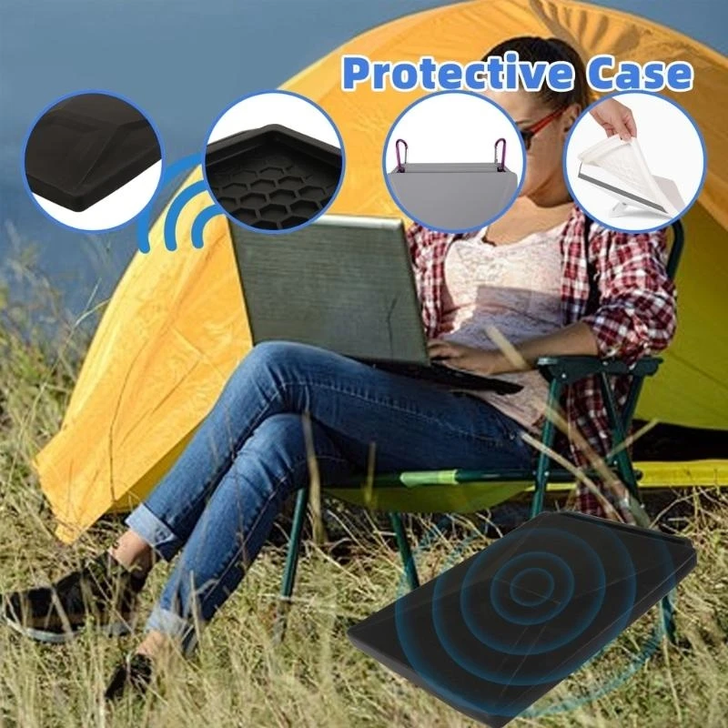 علبة تغطية السيليكون مع قرص العسل لامتصاص التأثير المصغر وحماية التبريد