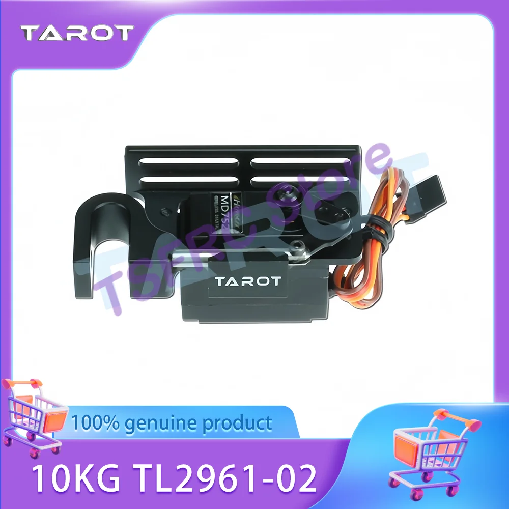

Tarot Servo Drone thrower FPV Dropper Large Load 10KG Electronic Dropper Black TL2961-02