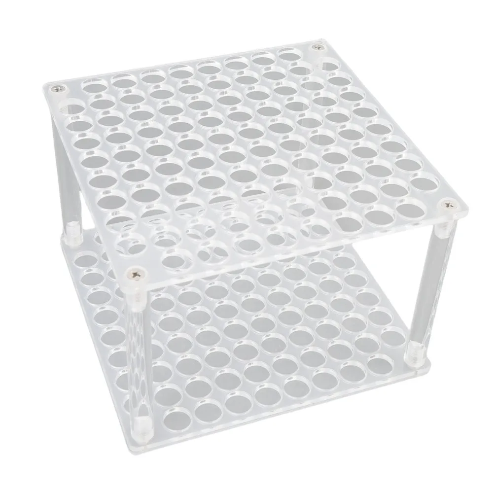 Practical 96 Slots Makeup Brush Holder Clear Transparent Pencil Organizer Acrylic Acrylic Pen Holder Desk Organizer