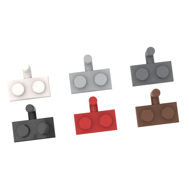 Small Particle Building Blocks Accessories 1x2 Single Side with Upward Curved Handle Plate 709 Compatible with Lego 4623 88072