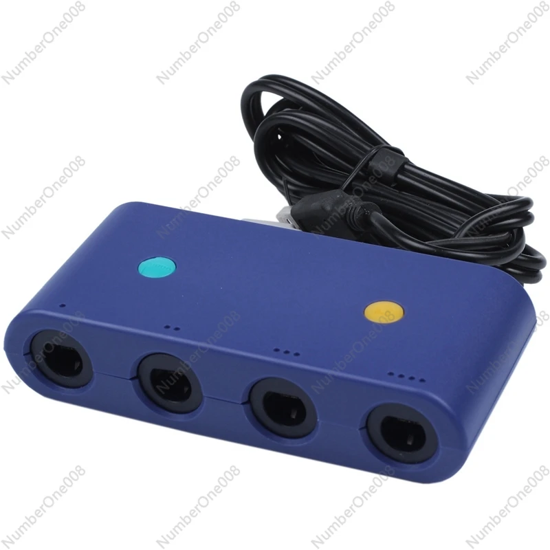 For Gamecube Controller Adapter For Nintendo Switch Wii U Pc 4 Ports With Turbo And Home Button Mode No Driver