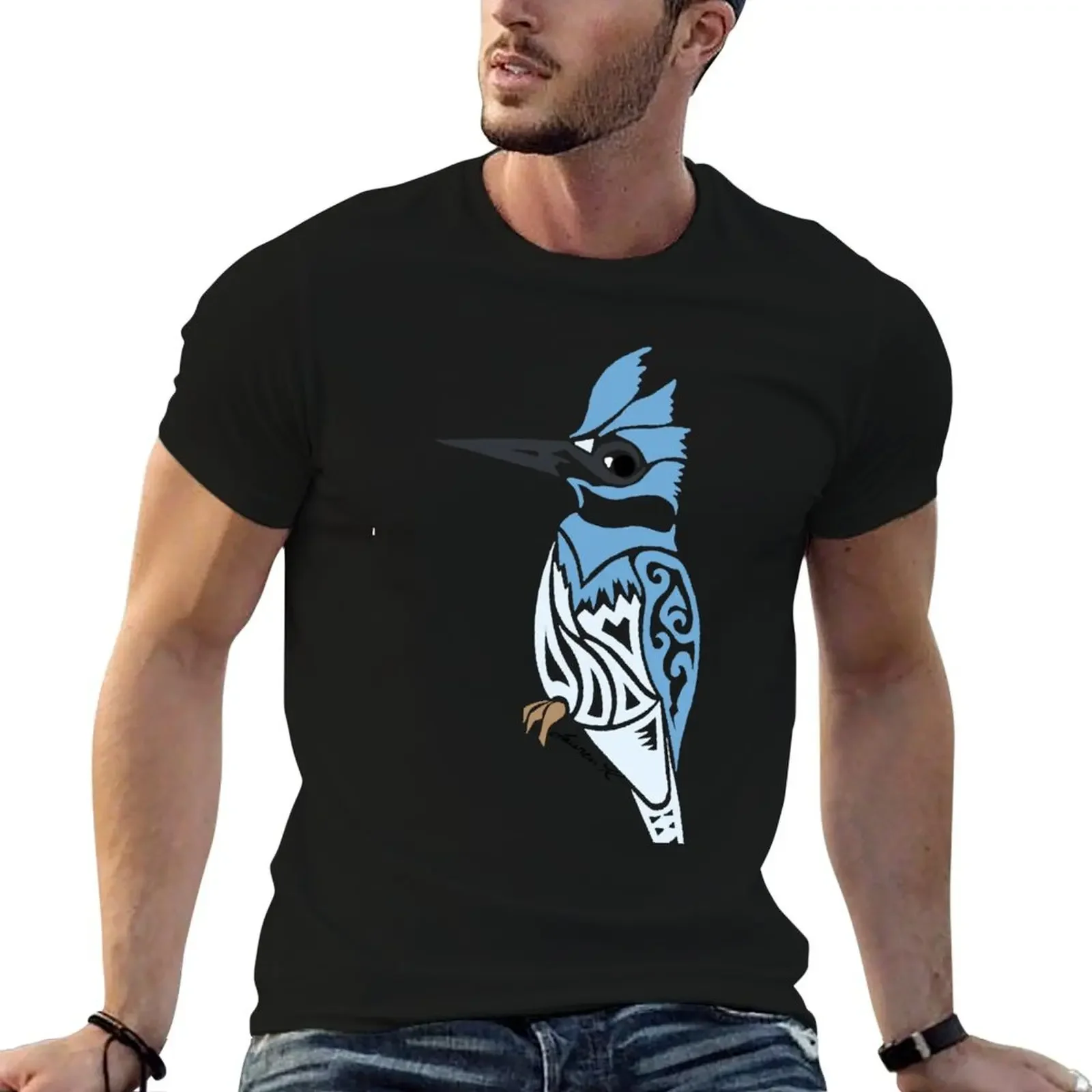 Belted KingFisher Colored T-Shirt korean fashion sports fans t shirts men