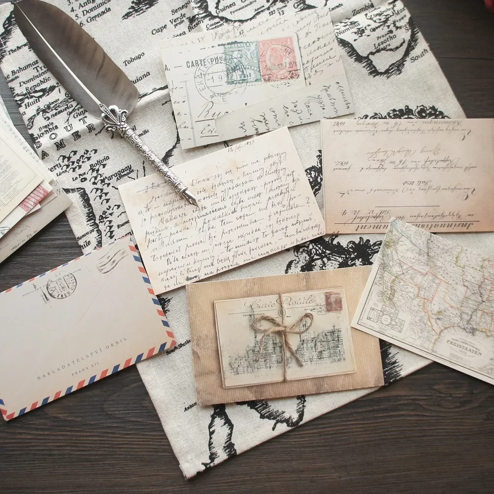 

15pcs Wandering adventure notes Design As Post Card Gift Greeting Gift Card Party Invitation Scrapbooking Use