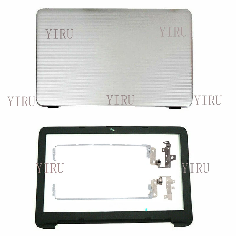 L+ 854987-001 New Lcd Back Cover   Front Bezel   Hinge Kit For HP 15AY 15-AY Series