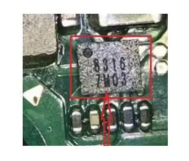Original New for Nintendo Switch / for N-intendo Switch Lite LCD Display Driver IC 8316 on Motherboard fix Component
