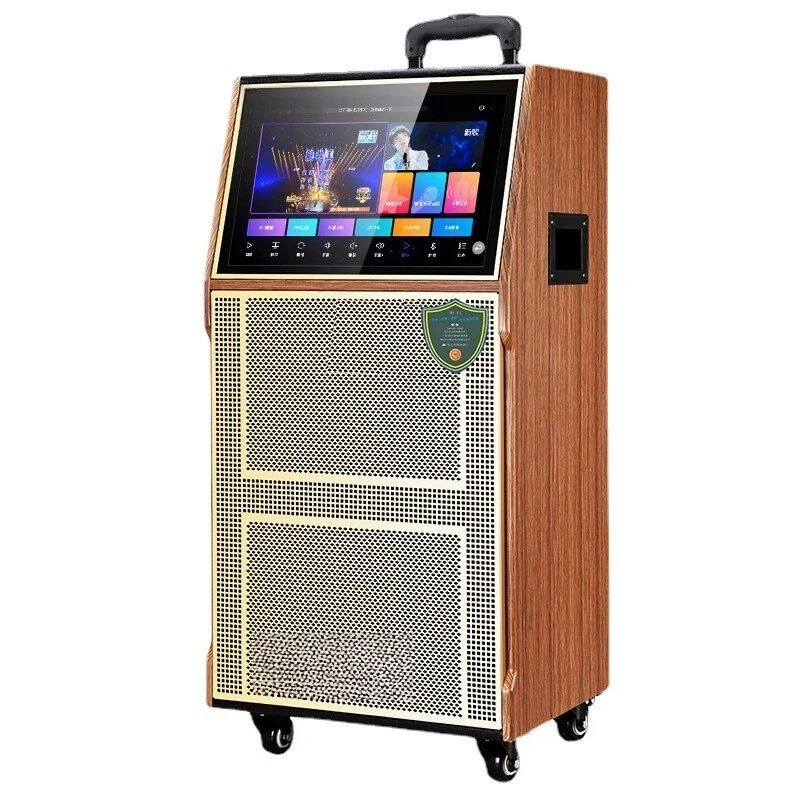 C190F square dance audio outdoor with display screen high definition three-way frequency tie rod mobile KTV point