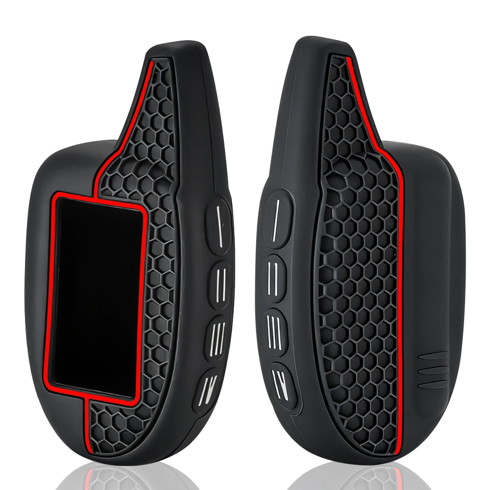 New Fashion M7/M8/M9 Silicone Key Case for Scher-khan Magicar 7/8/9/10/11/12 101 LCD Two Way Car Alarm System LCD Key Cover