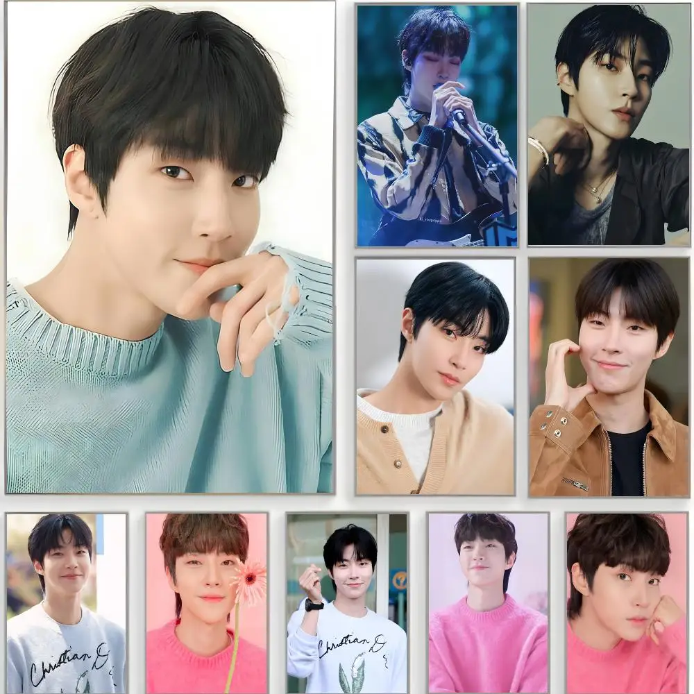 charming actor h-hwang in-youp Poster Classic Wall Art  Home Decor  Peel and Stick Unframed
