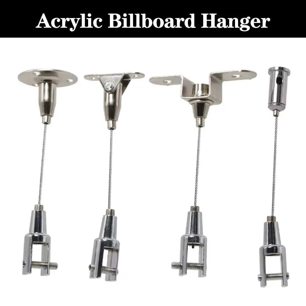 1Pcs 1.5mm Wire Rope Suspension Kit Adjustable Spring Hook Stainless Steel Hanging Cable Kit Load Bearing Clip Code