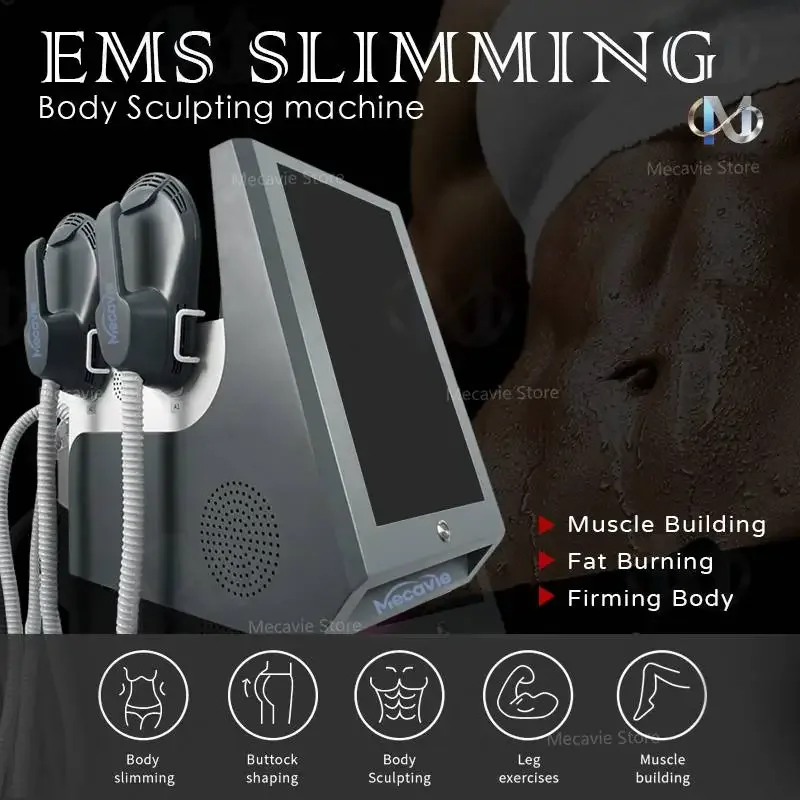 

EMSZERO‌ High Power Body Machine 2-4 Handles Cushion Fat Reduction 16 Modes Skin Tightening US/EU Plug 2025 Upgrade‌ Efficient