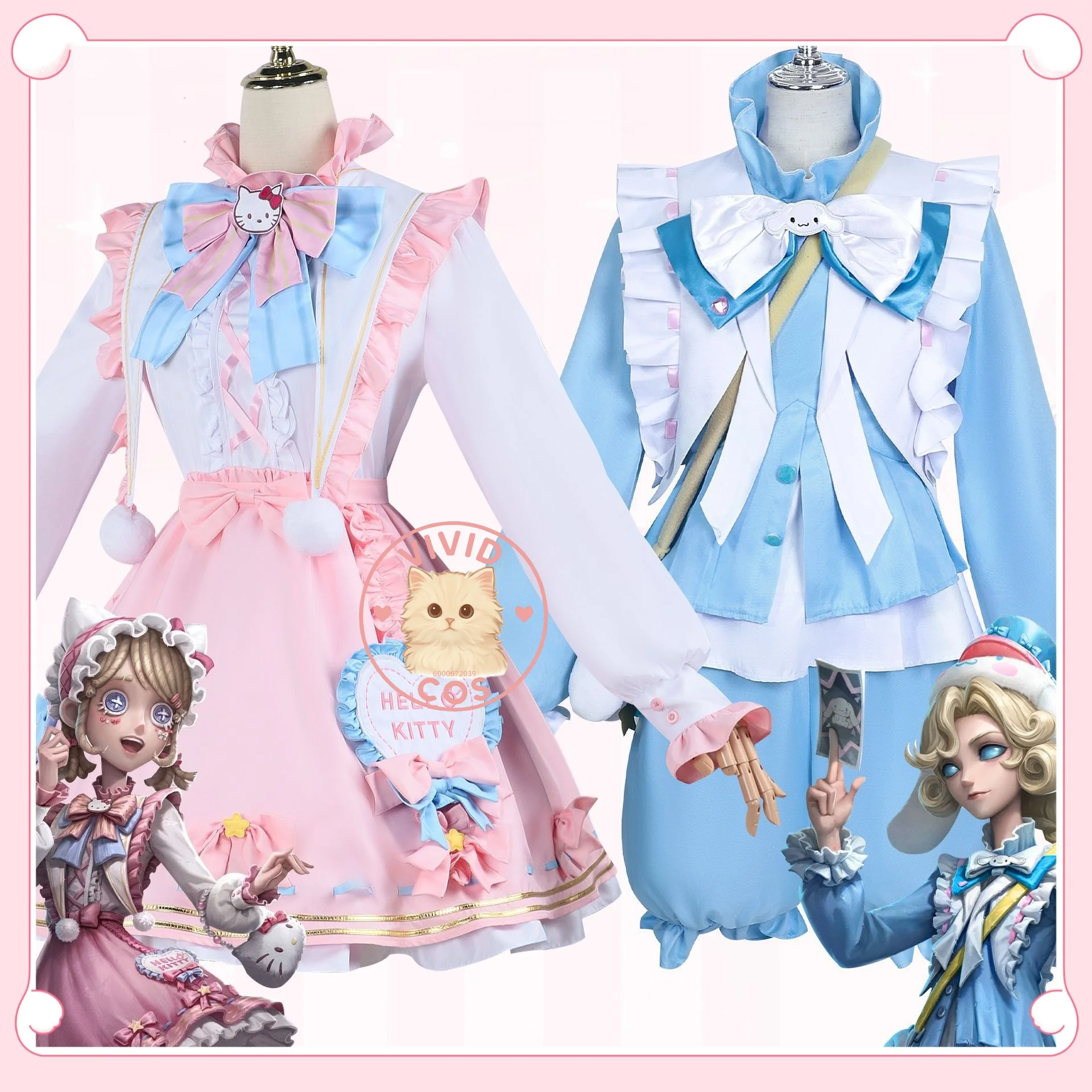 

Identity V Gardener Emma Woods Joseph Cosplay Costume Cute Loli-style Dress Full Game Outfit Collection for Woman Role-playing
