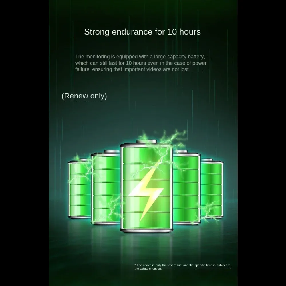  كاميرا أمان لاسلكية بعدسة مزدوجة تتبع تلقائي خارجي مقاوم للماء IP66 للرؤية الليلية كشف الحركة البشرية #6