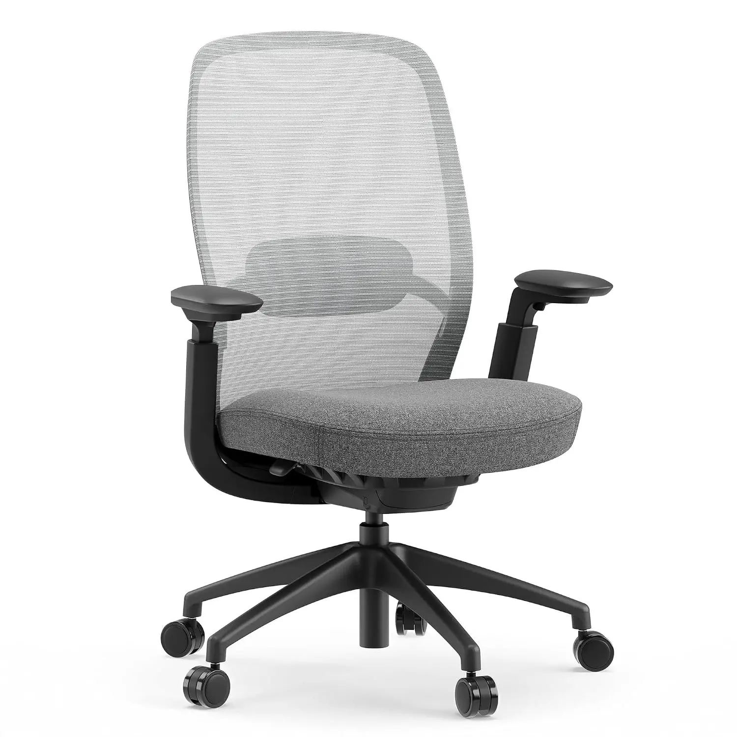 Ergonomic Mesh Office Chair with Sliding Seat & Lumbar Support, 300LBS High Back Computer Desk Chair for Home Workstation, Custo