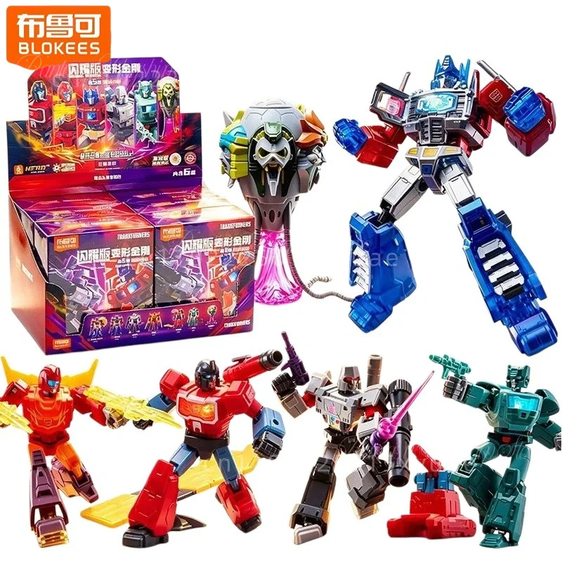 Neue BLOKEES Transformers Bausteine Vol.5 Optimus Prime Quintesson Megatron Montagemodell Spielzeug Ornament Sammlerstück Geschenke