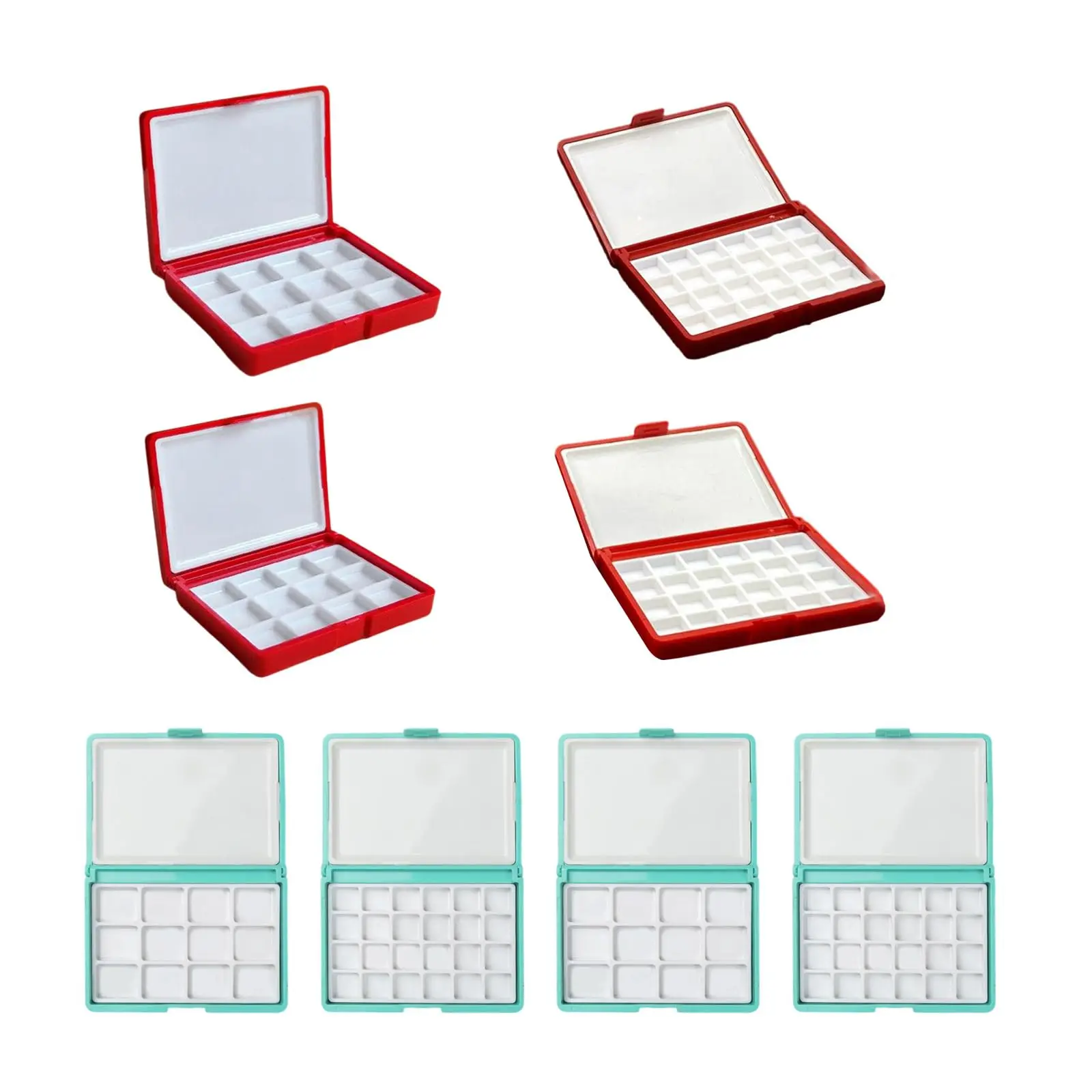 

Портативный чехол для хранения акварельных красок, складной ящик для хранения красок, лоток для смешивания акварельных красок для масляных акриловых красок ﻿