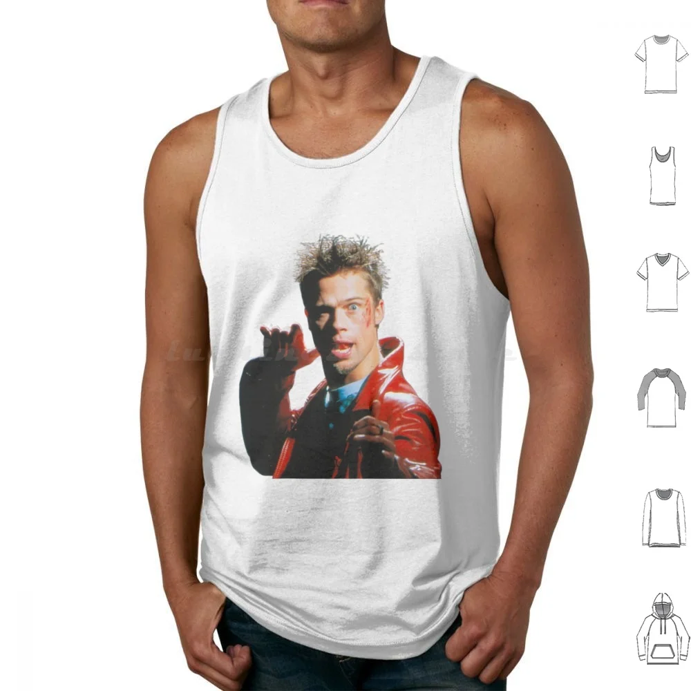 Fight Club Karate Tyler Durden / Brad Pitt Tank Tops Vest Sleeveless Fight Club Tyler Durden Club Fight Brad Pitt