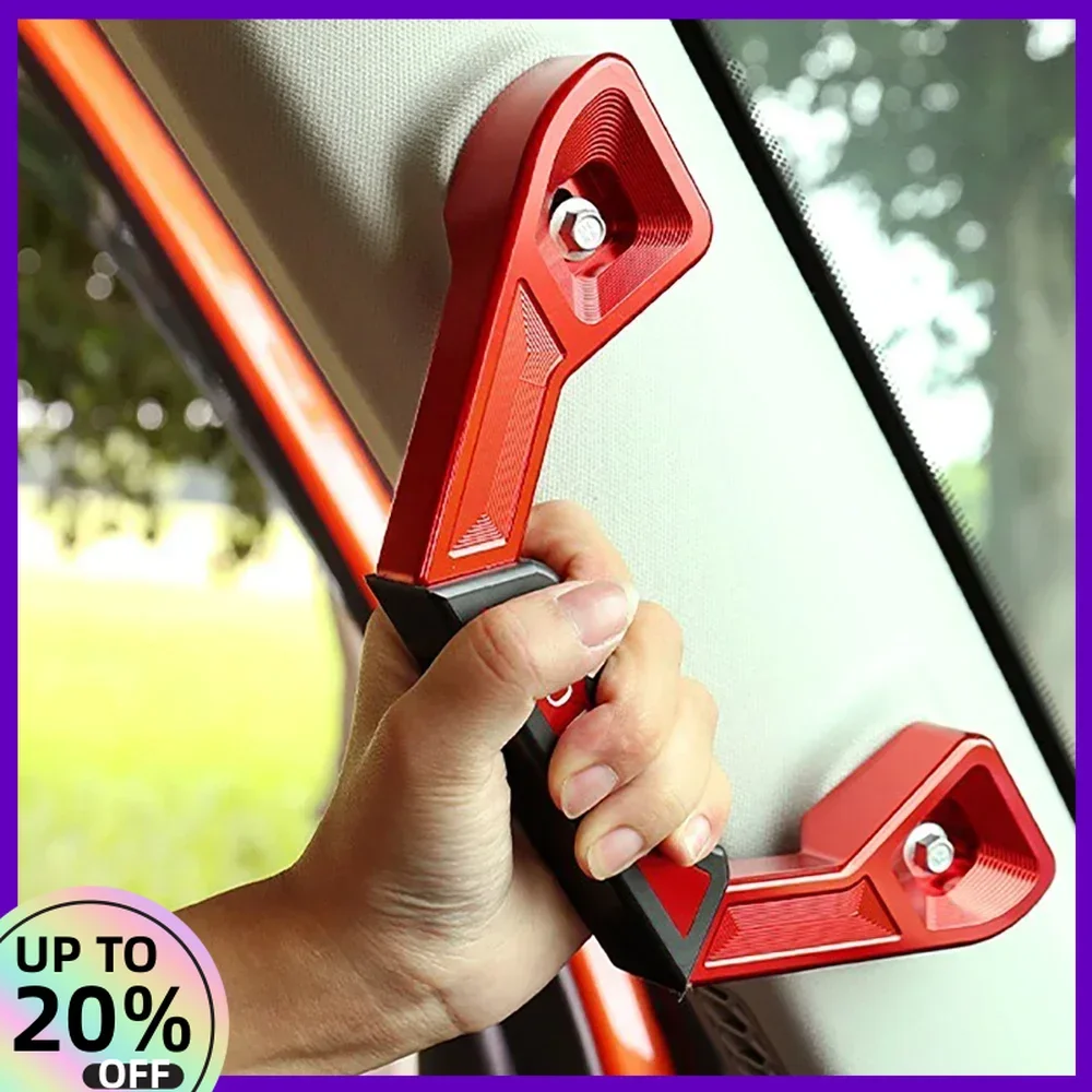 

Для Tank 300 2021-2024 внедорожный 4x4 автомобиль из алюминиевого сплава, ручка А-стойки, внутренний металлический подлокотник, модификация украшения интерьера