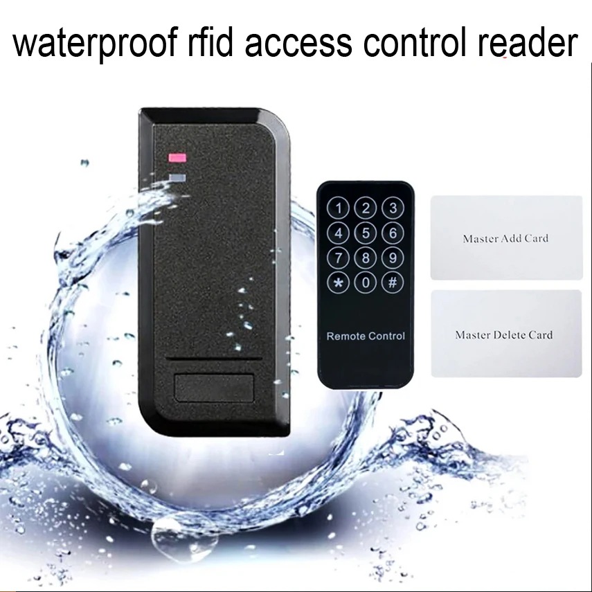 

2000 User IP66 Waterproof 125Khz RFID Access Controler Card Reader Access Control System with Management Card S2EM