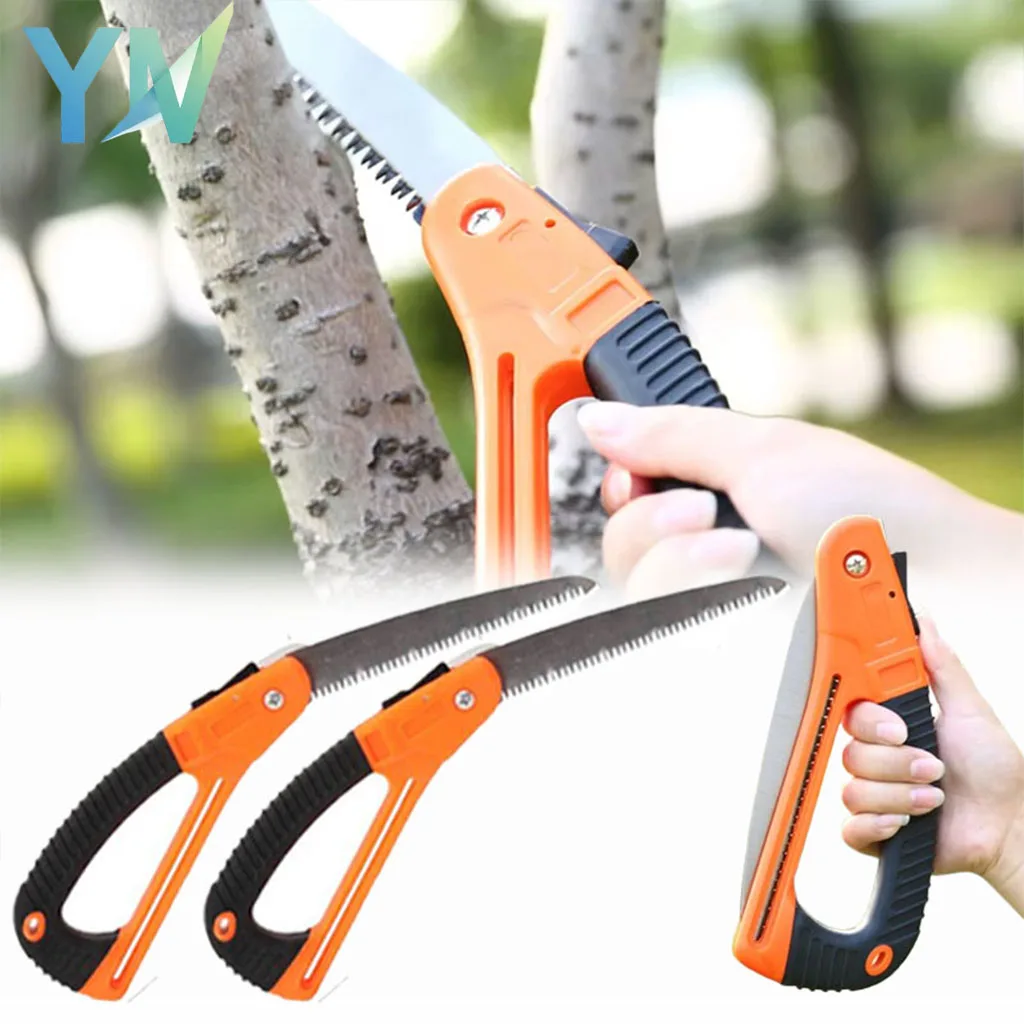 

Складная портативная ручная пила для обрезки деревьев, резки древесины, садовый инструмент, для кемпинга, для деревообработки, ручная пила для выживания на природе