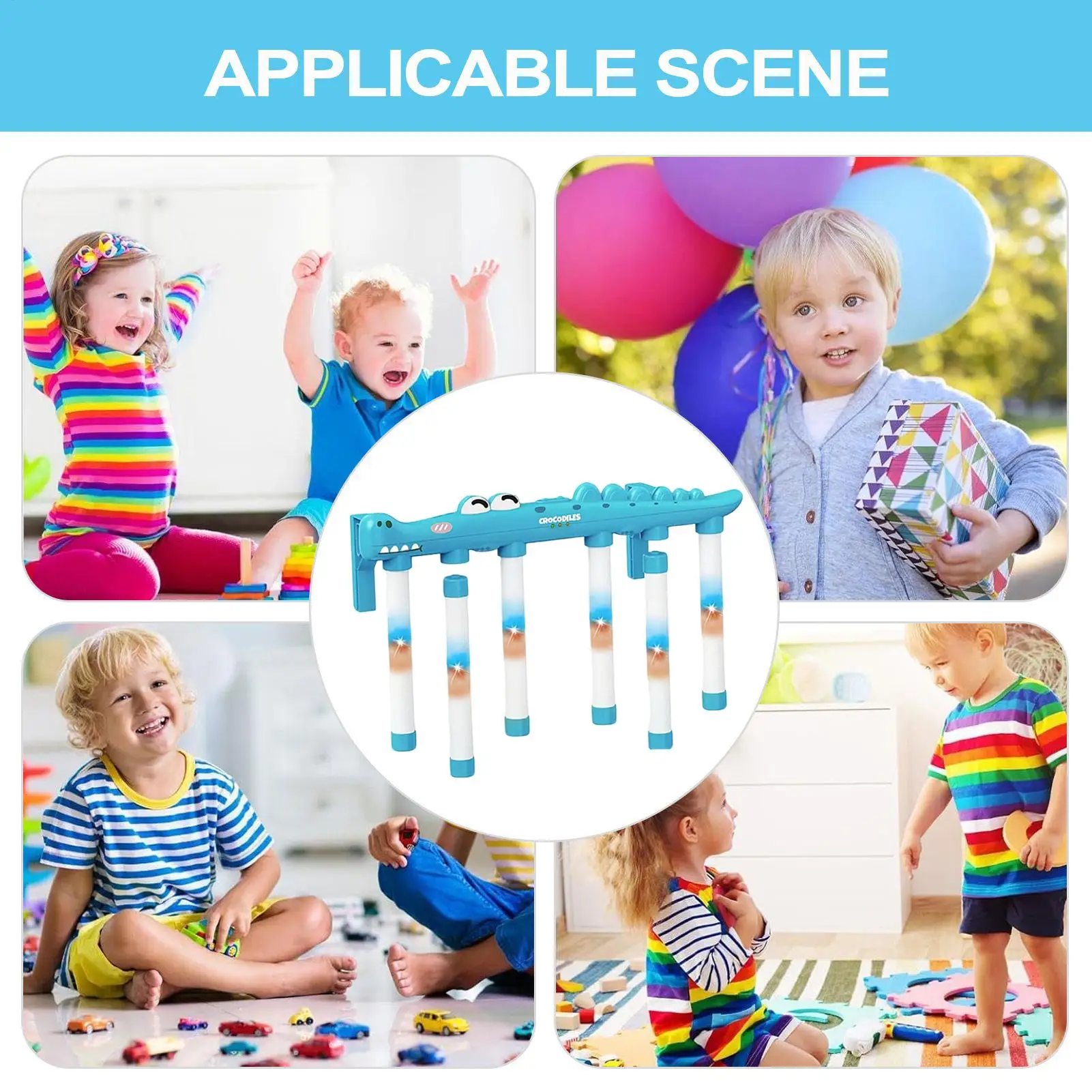 

Hand Speed Challenge Game Reaction Training Toy Equipment 3-Speed Crocodile Design Reaction Game For 3 Years And Older Kids