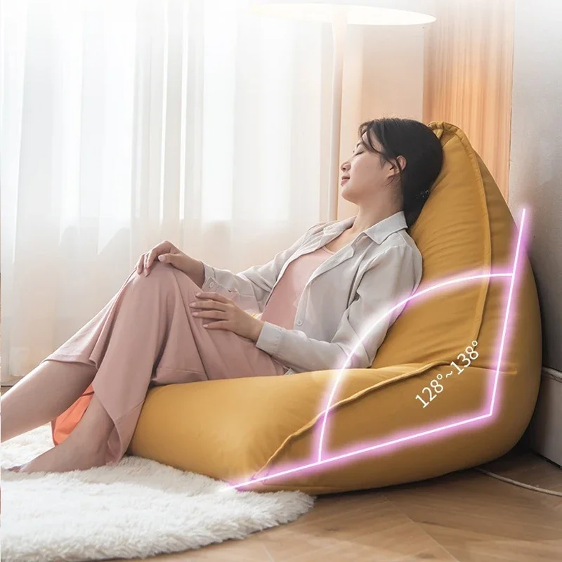 Household Goods Technology Cloth Lazy Sofa Bean Bag Tatami Sleepable Balcony Internet Celebrity Bedroom Single Sofa Lazy Chair