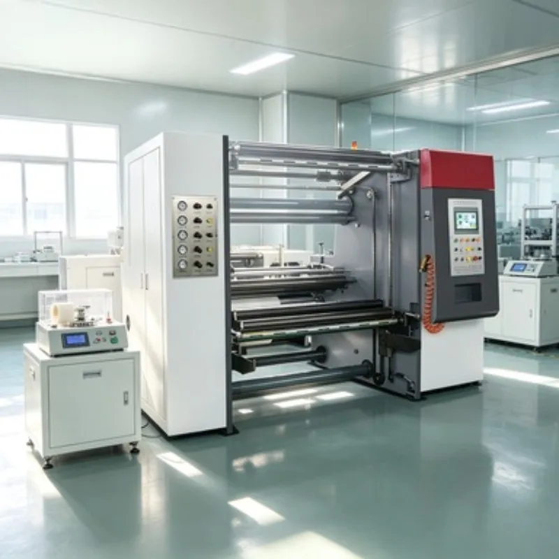 Label Slitting Machine for Self Adhesive Label Sticker Roll Slitter Rewinder with Slitting Rewinding Equipment  
