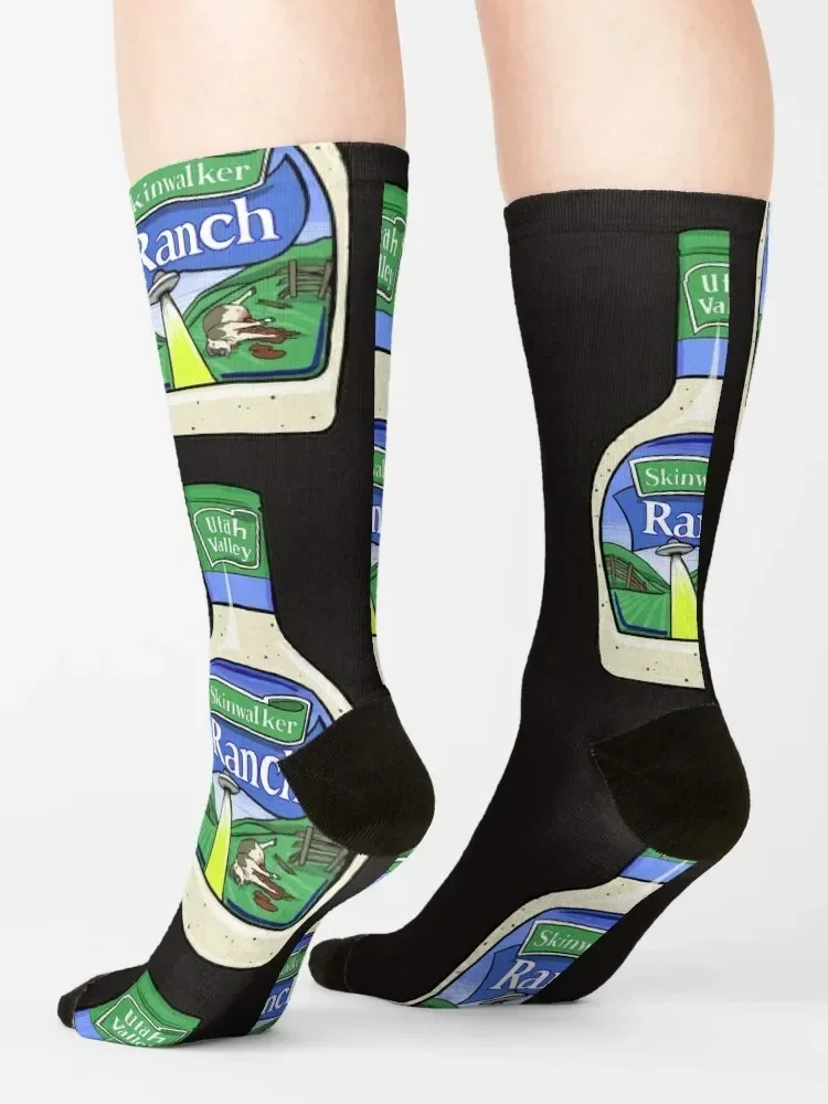 Skinwalker Ranch Revisited Socks men cotton high quality cartoon Luxury Woman Socks Men's