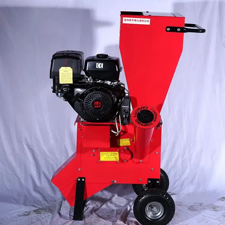 

Портативный высокоскоростной измельчитель древесины с двигателем для сада, фермы и двора