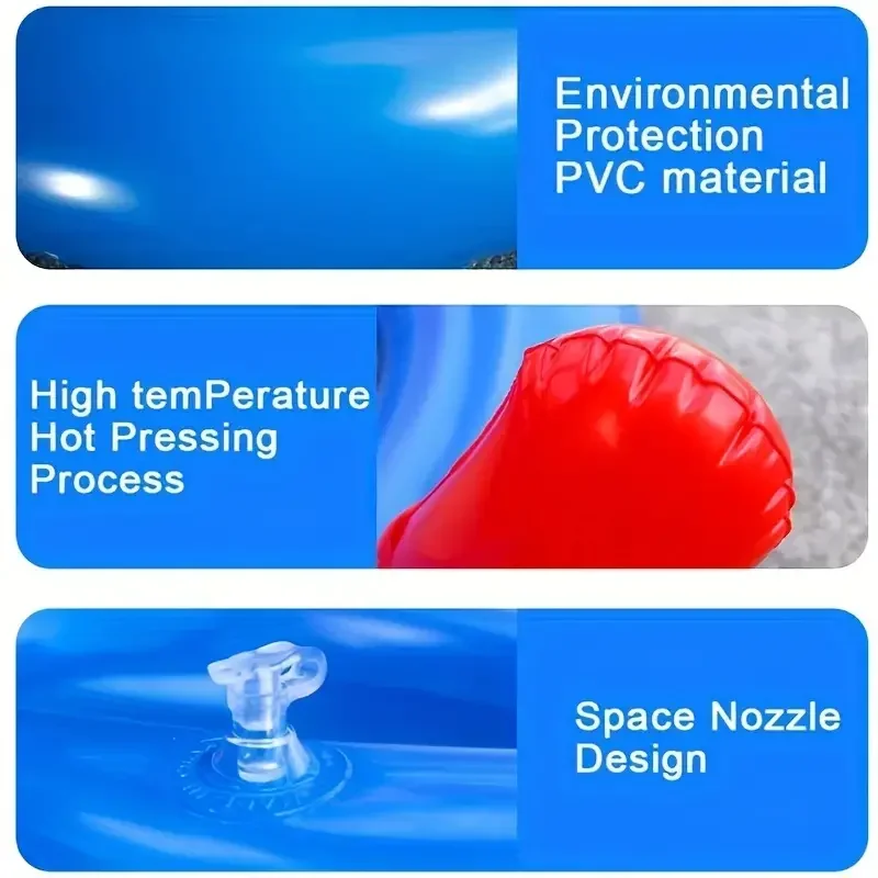 Inflatable Water Basketball & Ring Toss Game for Kids, Pool Beach Outdoor Toys with 3 Rings+1 Ball, Family Interactive Toys