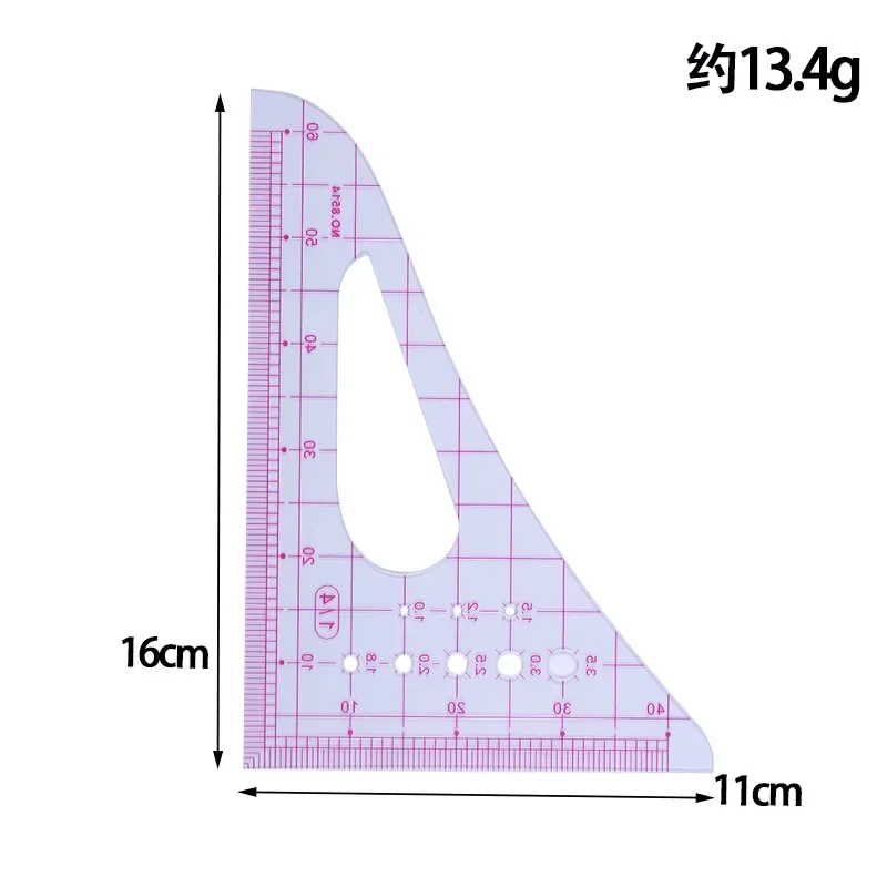 1pc Nähen Französisch Kurve Lineal Messen Schneiderei Tailor Zeichnung Vorlage Handwerk Werkzeug Set Costura Nähen Maschine Zubehör DIY