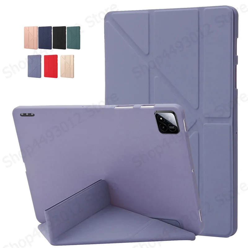 Funda For Xiaomi Pad 7 Case 11.2 inch Smart Folio Soft Back Stand Tablet Coque For Xiaomi Pad 7 Pro Case For Mi Pad 7 Cover 11.2