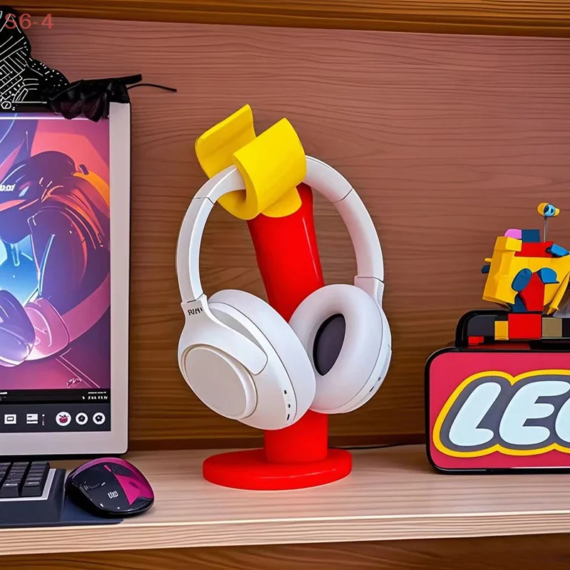 

Cartoon Modeling Creative High Value Computer Headset Bracket Desktop Shelf