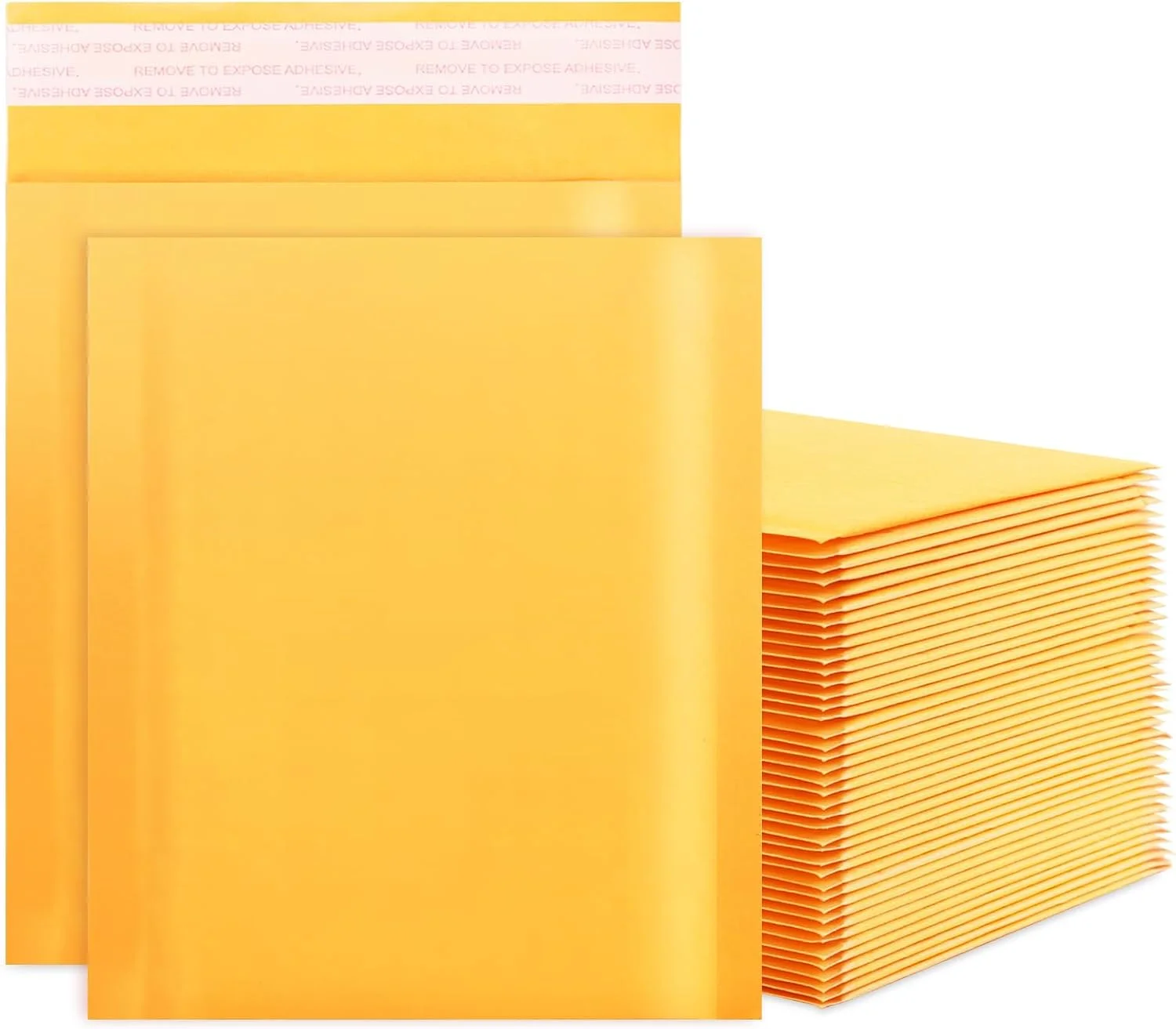 Kraft Bubble Mailers Self-Seal Adhesive Shipping Bags, Cushioning Padded Envelopes for Shipping, Mailing, Packaging