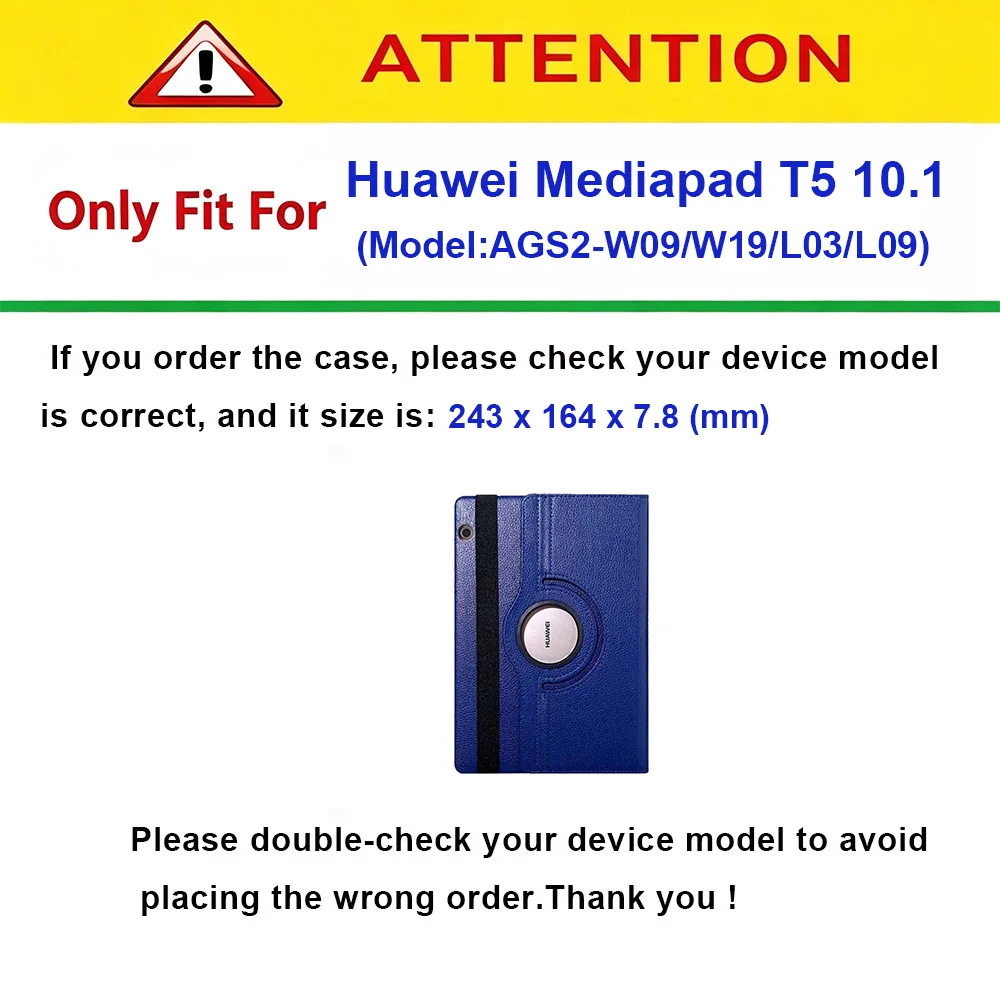 360 Rotating Case for 10.1