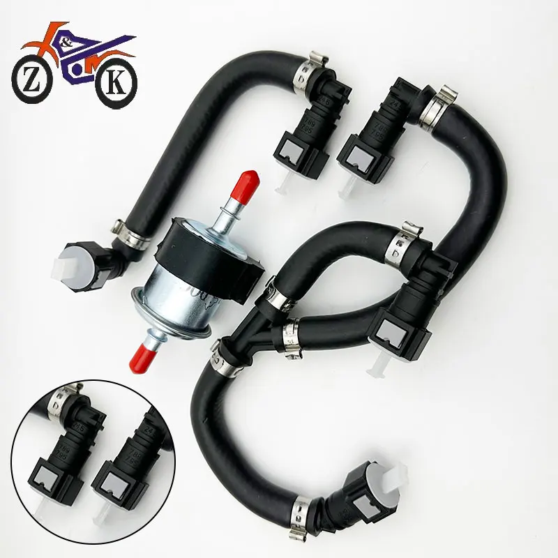 

BJ600GS Motorcycle Fuel Oil Pipe Filter Cup Kit For Benelli BN600 600cc High Pressure Oil Pipe with 7.89 Fuel Hose Line Connect