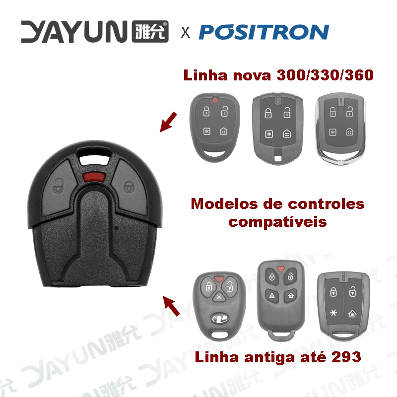 Imagem -06 - Juhui Modificado Cabeça Chave Fiat Ft2 Positron Flex Botões de Alarme Nova e Antiga Linha Ate 293 300 330 360