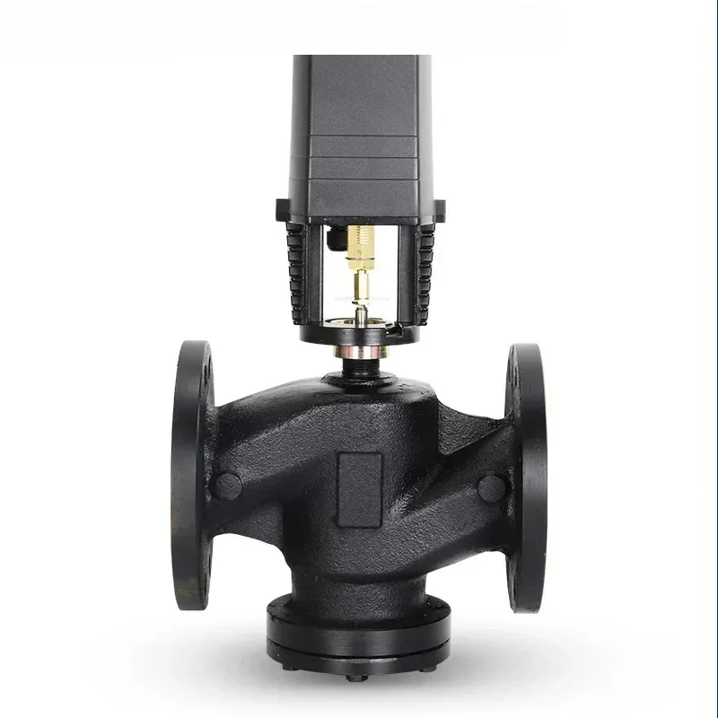 VB7200 Proportional Integral Electric Two-Way Valve Dual Position Flow Control Valve for Central Air Conditioning Steam HVAC Sys