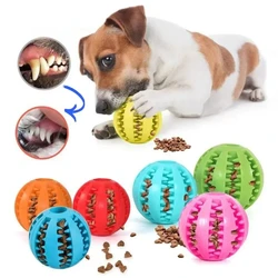 Hunde ball Spielzeug für kleine Hunde interaktive Elastizität Welpen Kau spielzeug Zahn reinigung Gummi futter Ball Spielzeug Haustier Zeug Zubehör