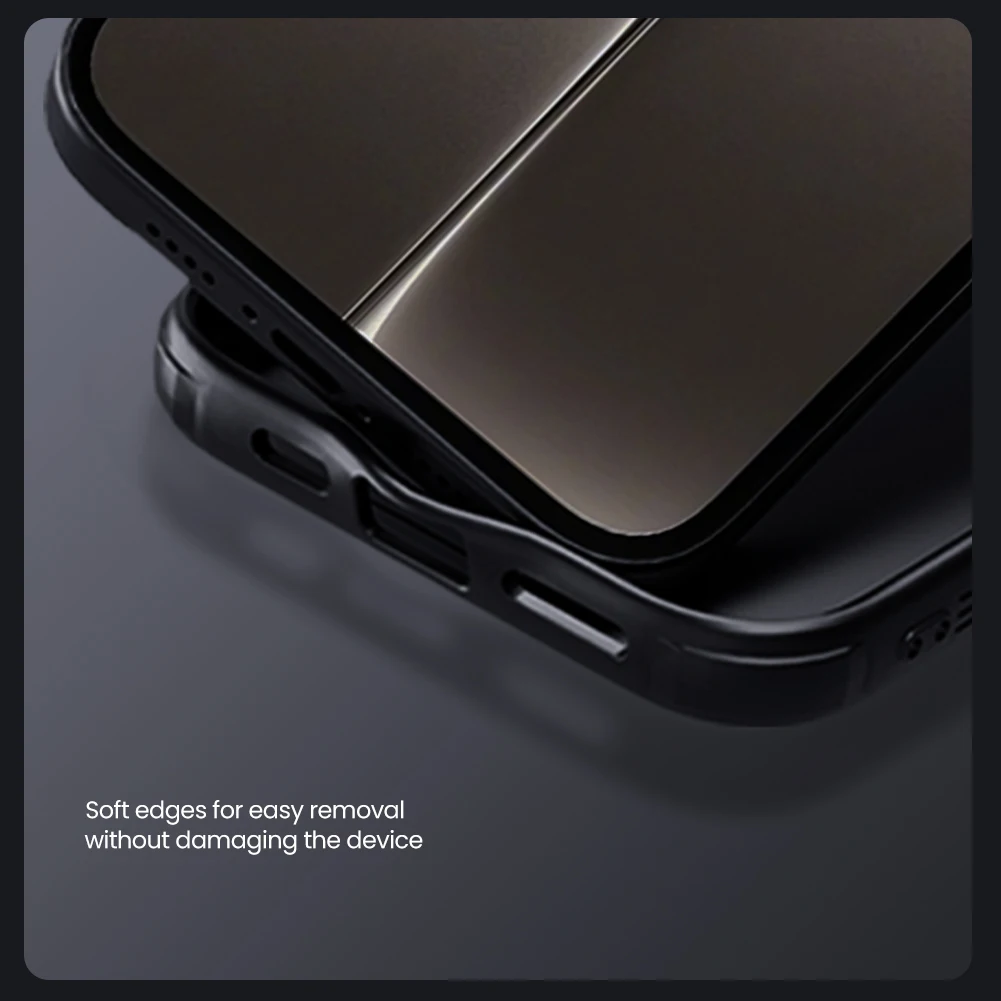 NILLKIN For iPhone 16e Case Back Cover Camshield Pro Lens Protection Bumper Camera Slide Protection