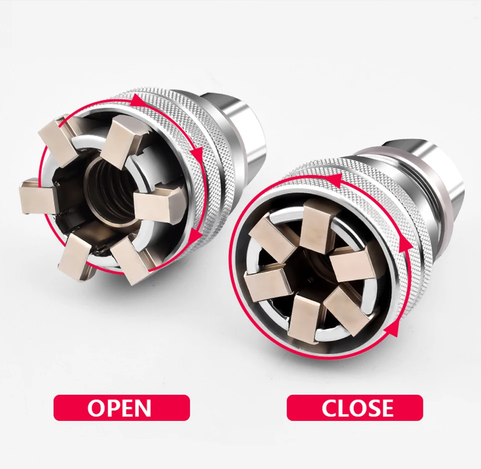 Universalmuffe 3/8 Zoll 10-19 mm Verstellbarer Sechskant-Universalsteckschlüssel Drehmoment-Ratschenschlüssel Kopf Spannerhülse Reparaturwerkzeug – Detail 5