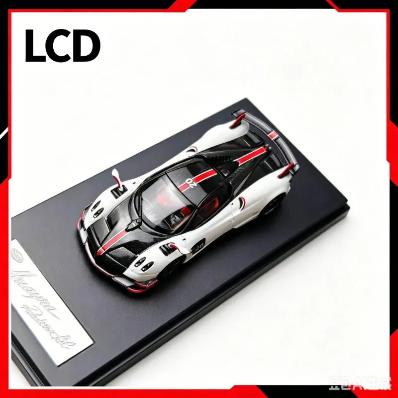 

LCD 1:64 Pagani Huayra BC Commemorative Edition Gold Car Model Simulation Static Ornament, Adult Collectibles, Boys' Toys.