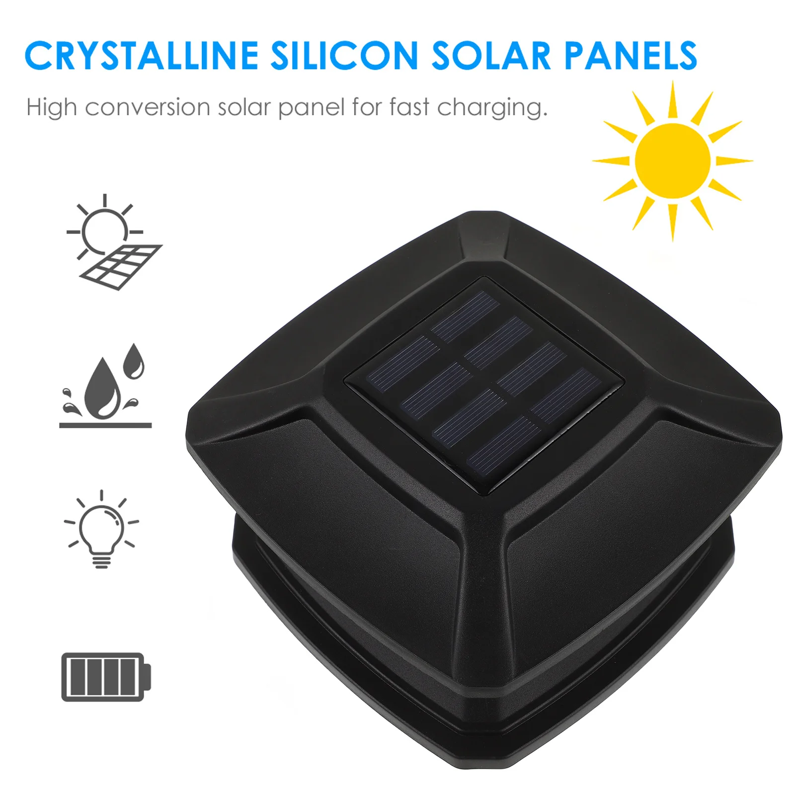 

Solar Post Cap Light Durable Waterproof LED High Brightness Garden Solar Lights Outdoor Fence Post Light Pillar Lights Outdoor