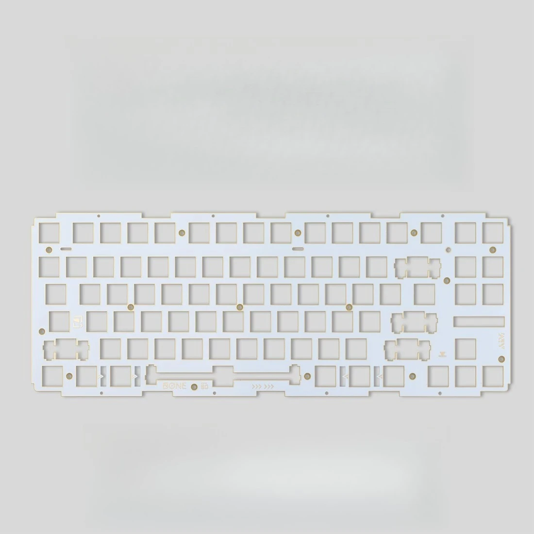 BONE80 Keyboard Positioning Board Custom for Wooting80HE IXPE Switch Underlay PET Sound Pad Mechanical Keyboard Accessories DIY